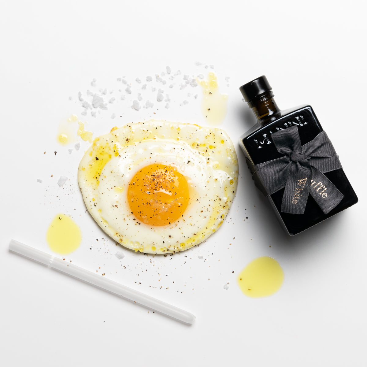 MANNI White Truffle Extra Virgin Olive Oil Condiment 1 Bottle – 60 mL / 2 fl. oz