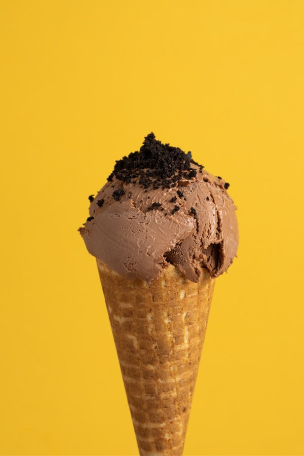 Thomas Keller's Dark Chocolate Ice Cream with Chocolate Olive Oil Crumble Recipe