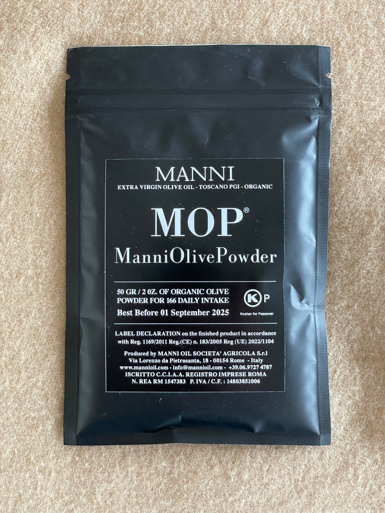 
                  
                    MOP - ManniOlivePowder (50 gr/1,8 oz)
                  
                